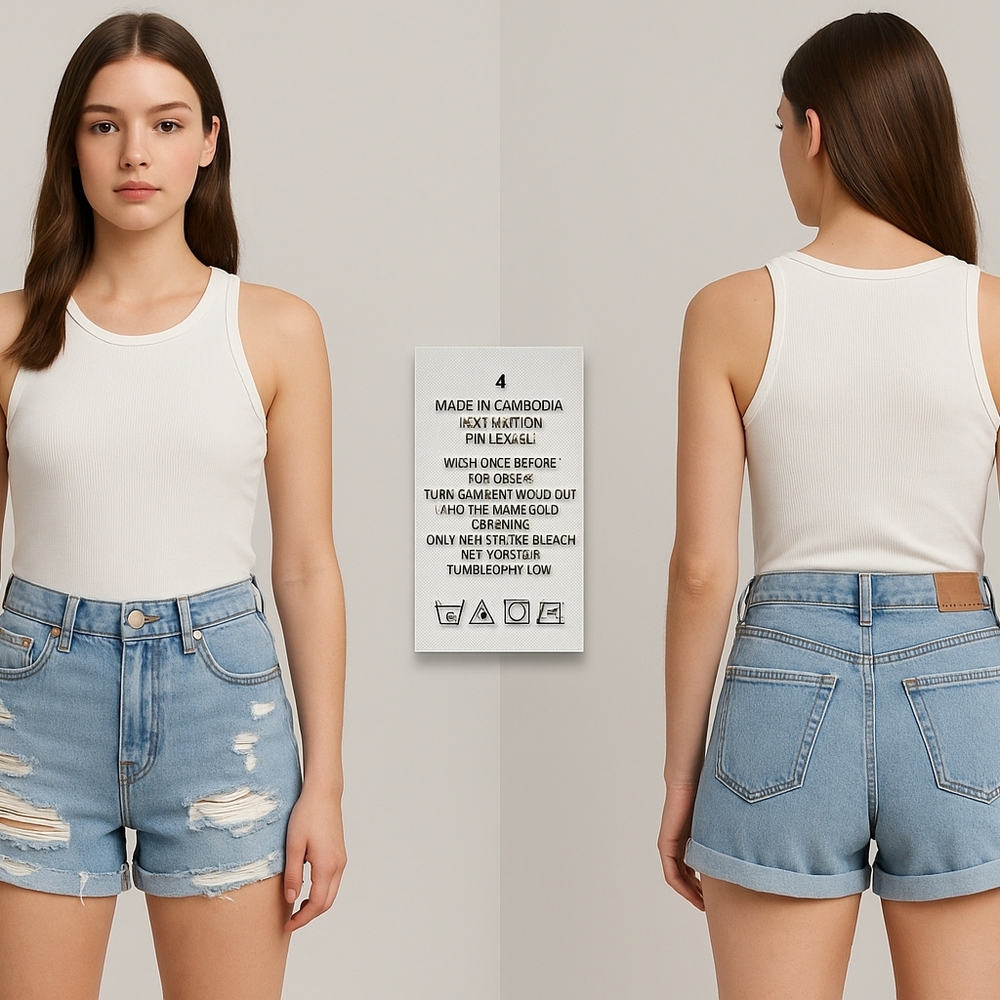 Aeropostale Size 4 MOM Light Blue Denim Shorts